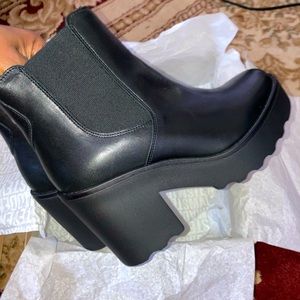 FRESH ✨ “Gretta” Black Leather Boots